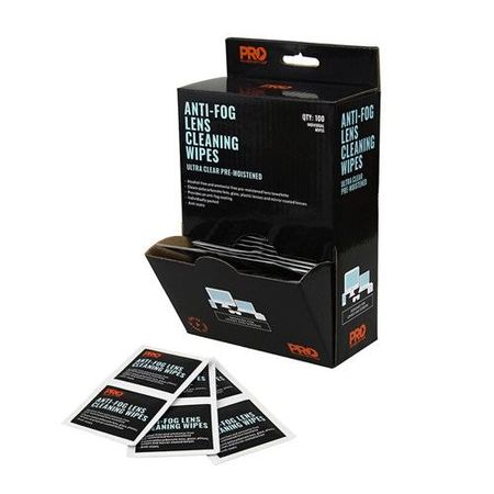 Pro Choice Anti-Fog Lens Wipes 100 Pack - Box of 1 (AFW100)