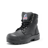 Steel Blue Argyle Lace-Up Safety Boot with Bump Cap (332102)