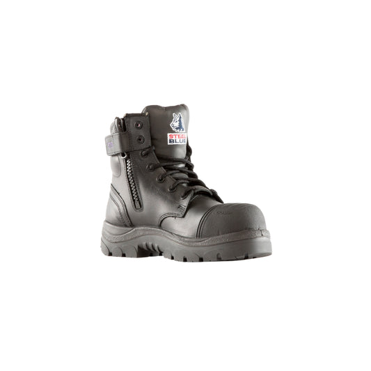 Steel Blue Argyle Ladies Scuff Composite Boot (518579)