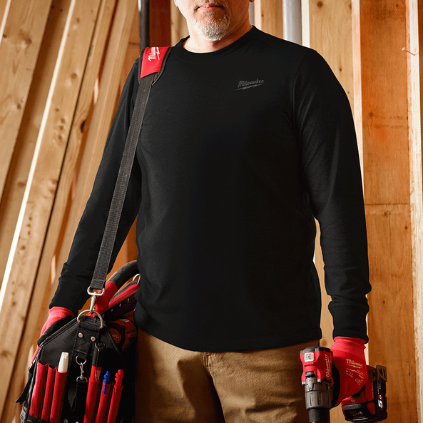 Milwaukee Hybrid Work Tee Long Sleeve (604)