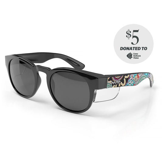 Safestyle Cruisers Black Frame Polarised Lens Art Series V.2 (CRBPI2100)