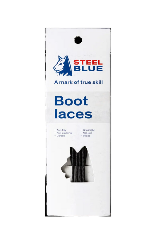 Steel Blue PK 10 Laces Retail Executive