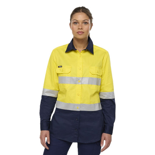 King Gee Women's Originals Spliced Drill Shirt (K44244)