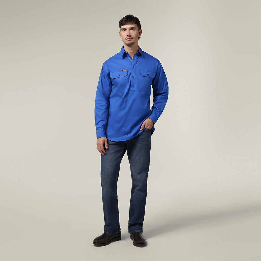 Hard Yakka Mustang Closed Front Work Shirt (Y04004)