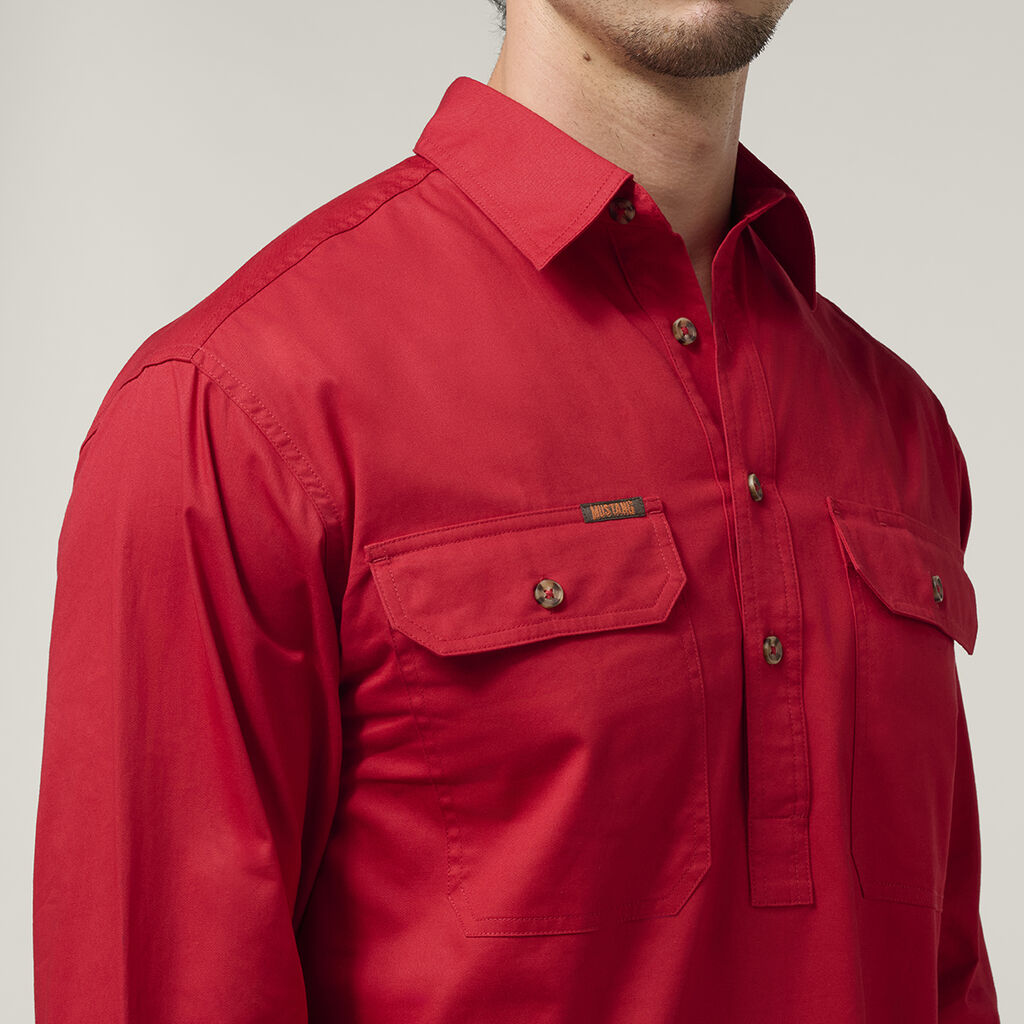 Hard Yakka Mustang Closed Front Work Shirt (Y04004)