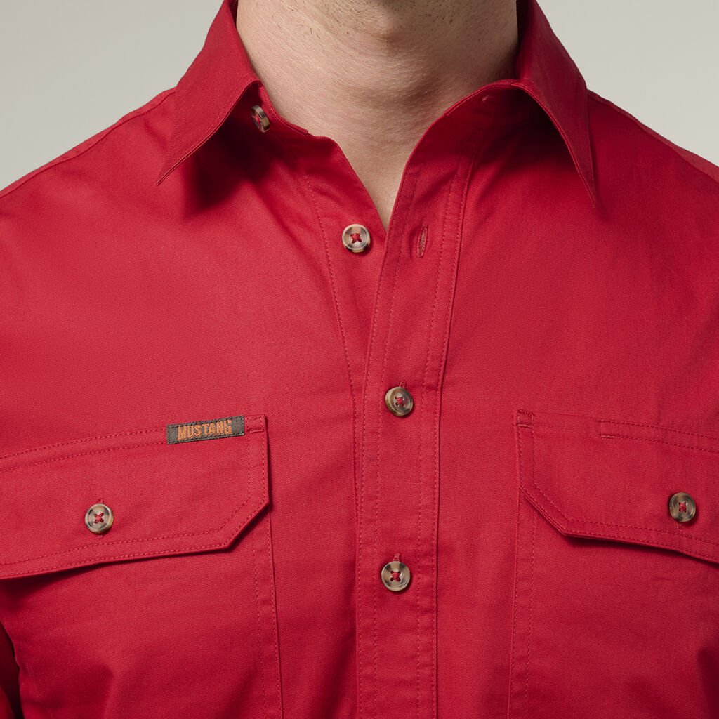Hard Yakka Mustang Closed Front Work Shirt (Y04004)