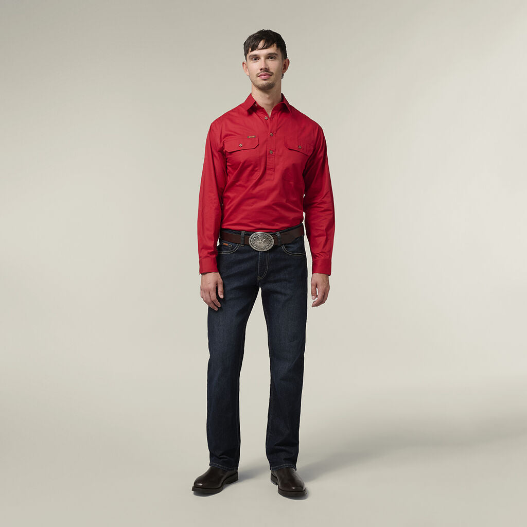 Hard Yakka Mustang Closed Front Work Shirt (Y04004)