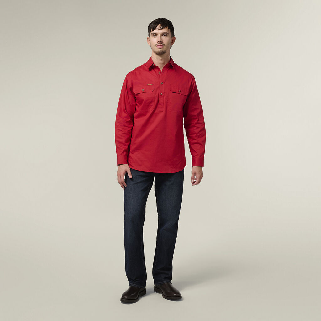 Hard Yakka Mustang Closed Front Work Shirt (Y04004)