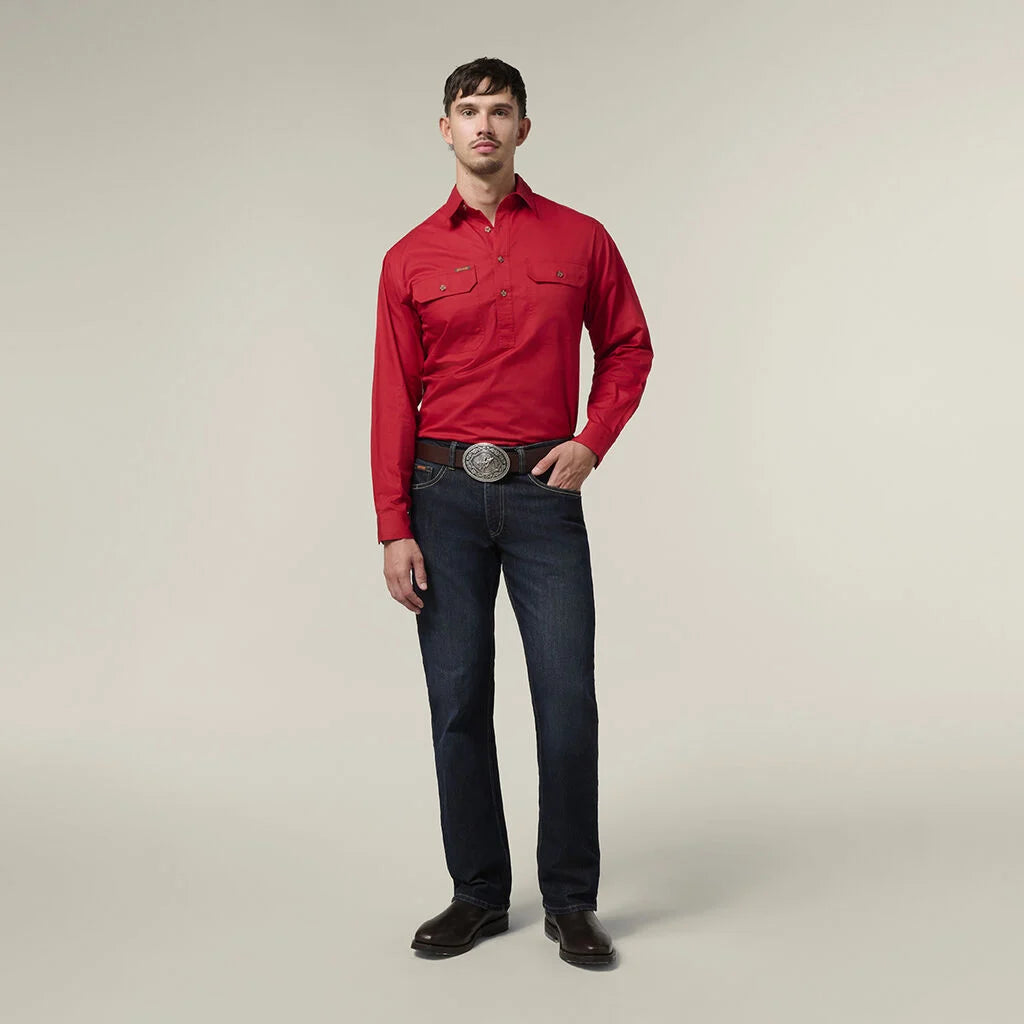 Hard Yakka Mustang Closed Front Work Shirt (Y04004)