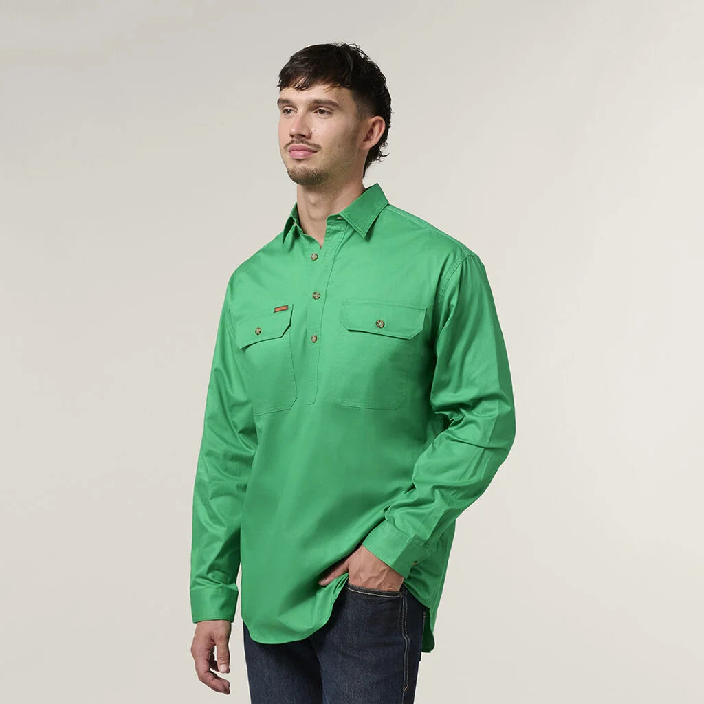 Hard Yakka Mustang Closed Front Work Shirt (Y04004)