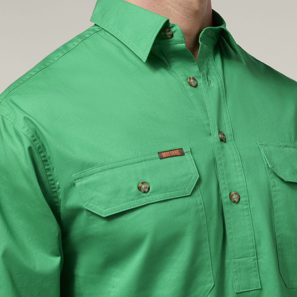 Hard Yakka Mustang Closed Front Work Shirt (Y04004)