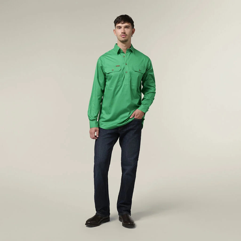 Hard Yakka Mustang Closed Front Work Shirt (Y04004)