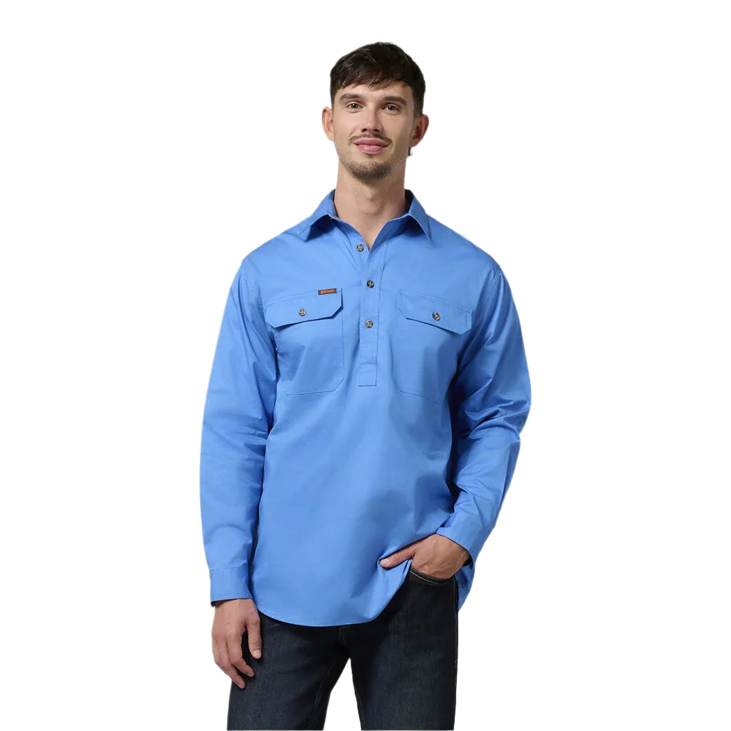 Hard Yakka Mustang Closed Front Work Shirt (Y04004)