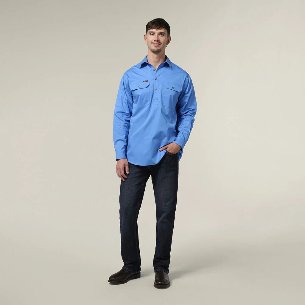 Hard Yakka Mustang Closed Front Work Shirt (Y04004)
