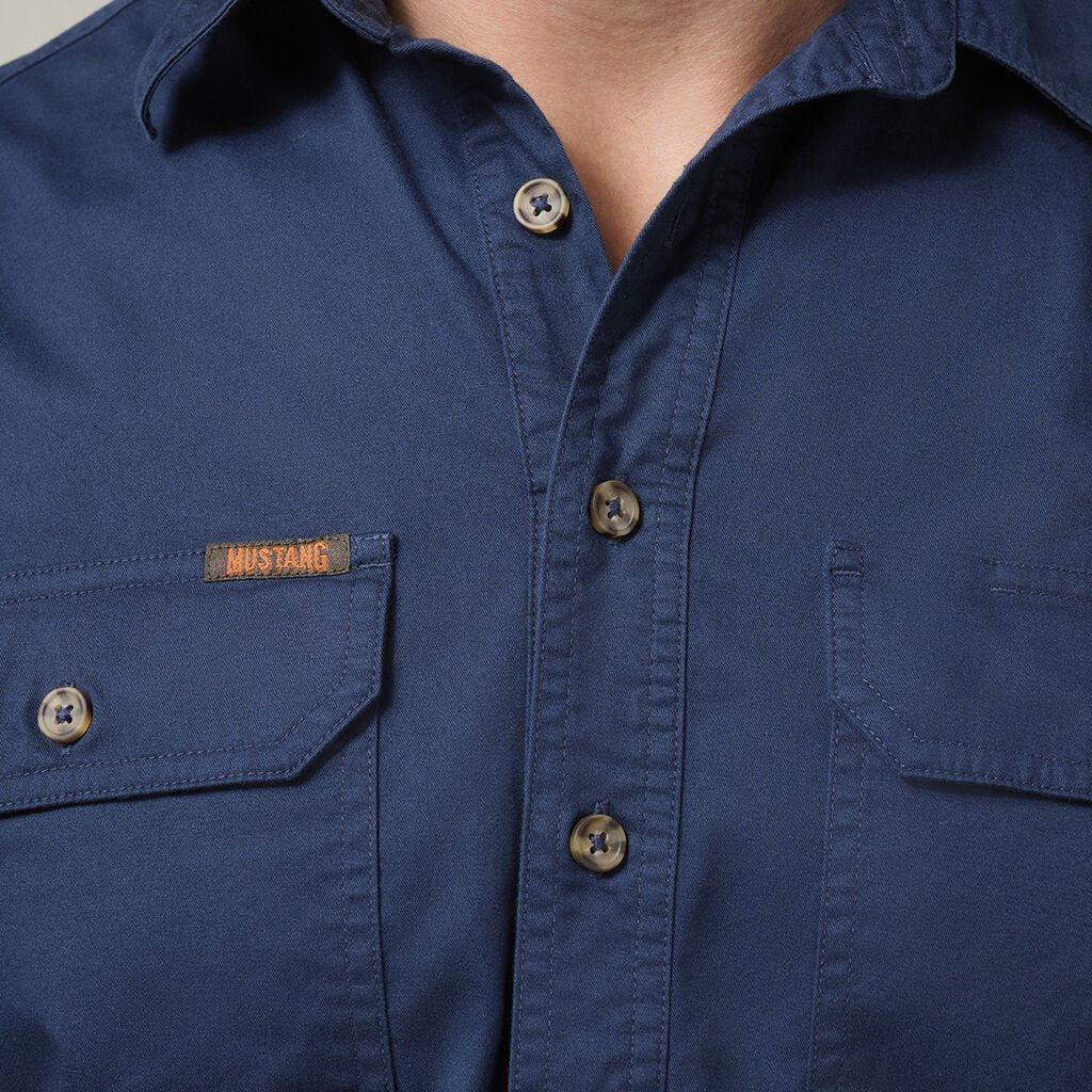 Hard Yakka Mustang Closed Front Work Shirt (Y04004)