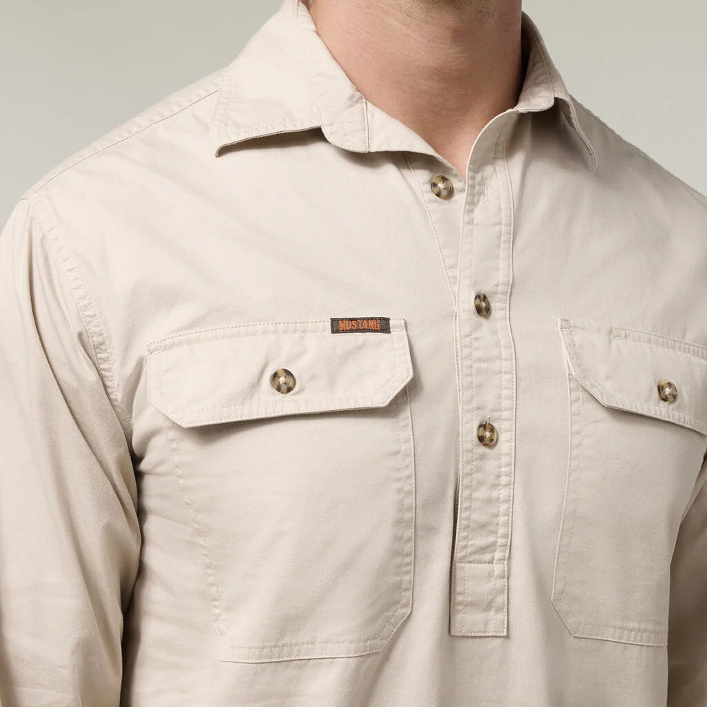 Hard Yakka Mustang Closed Front Work Shirt (Y04004)