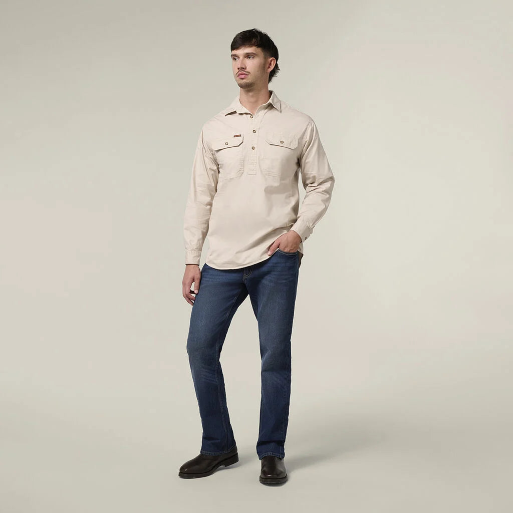 Hard Yakka Mustang Closed Front Work Shirt (Y04004)
