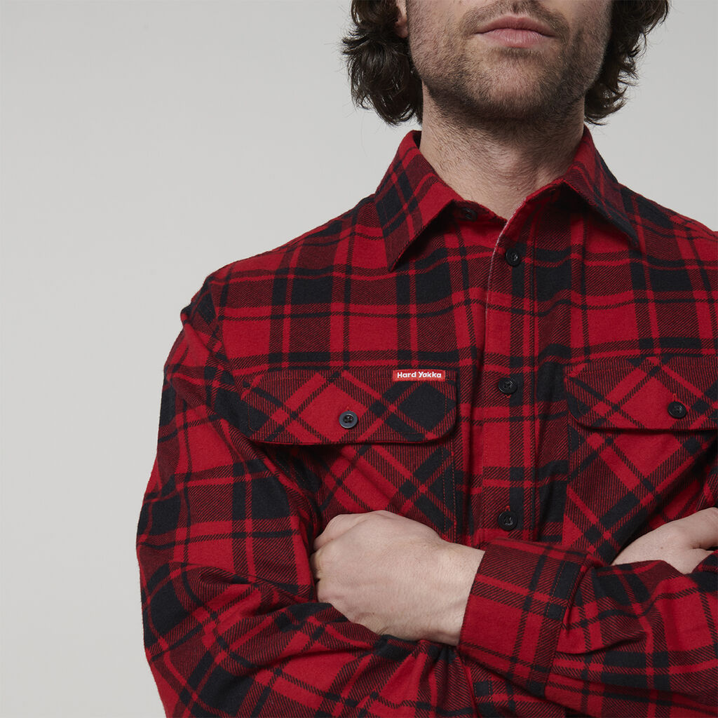 Hard Yakka Long Sleeve Check Flannel (Y07752)