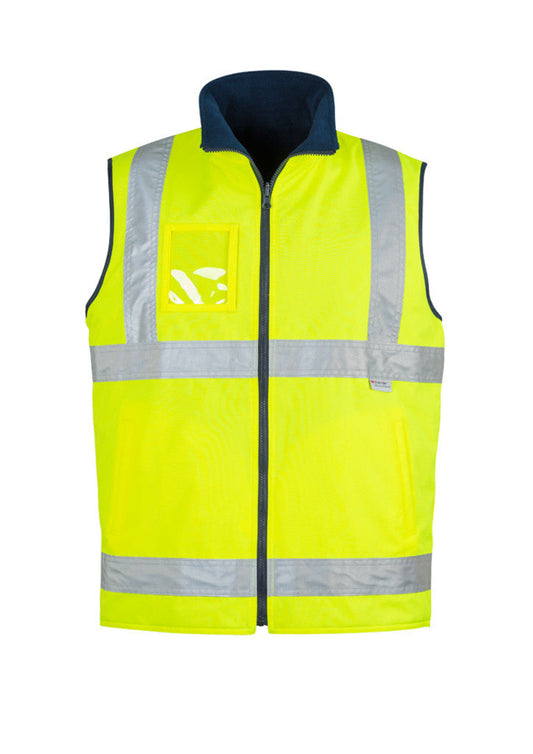 Syzmik ZV358 Mens Hi Vis Lightweight Fleece Lined Vest
