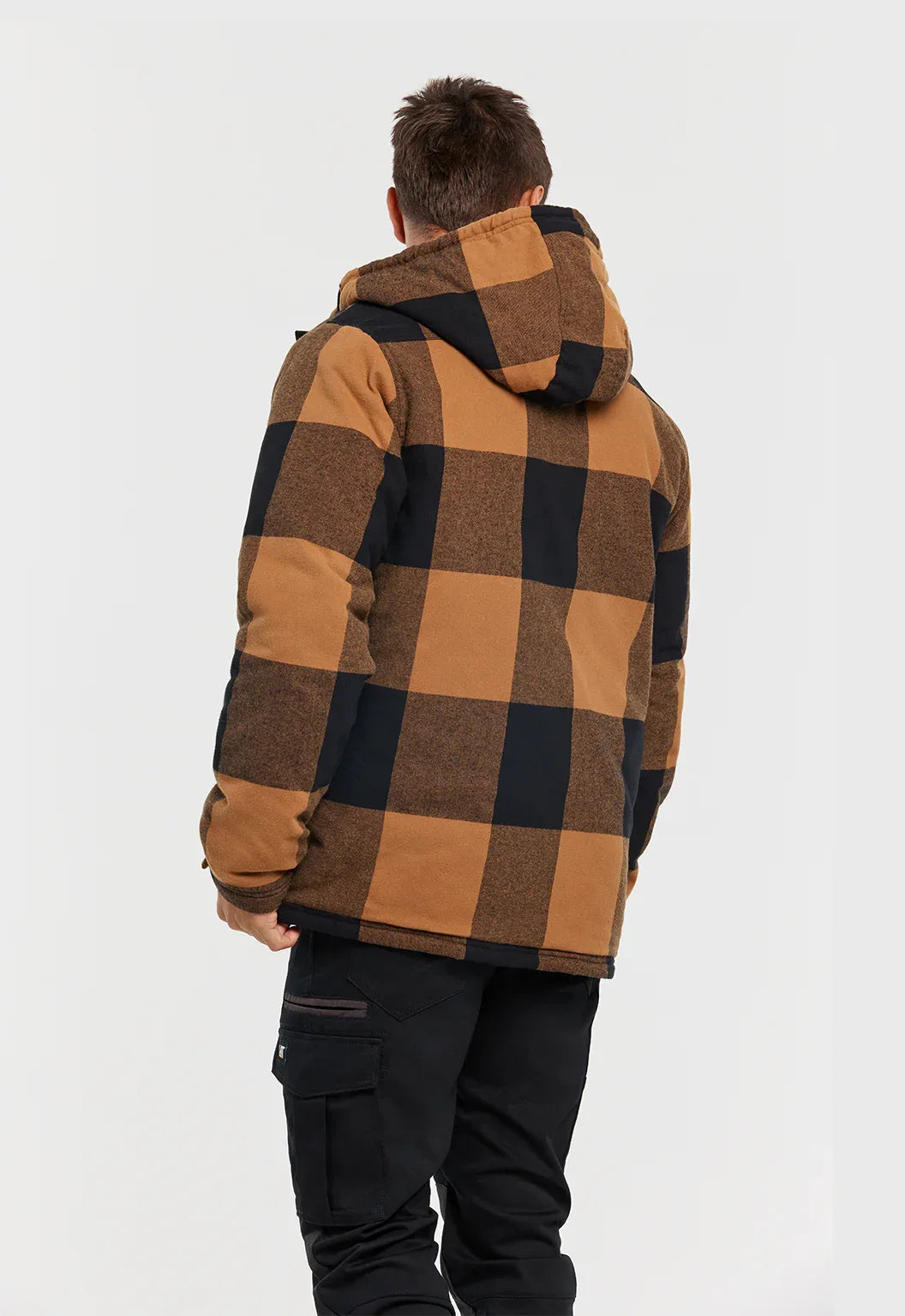 CAT Workwear Hooded Flannel Shirt Jacket (1040045)