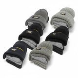 CAT Workwear Logo Knit Beanie and 5 Sock Bundle (1490049)
