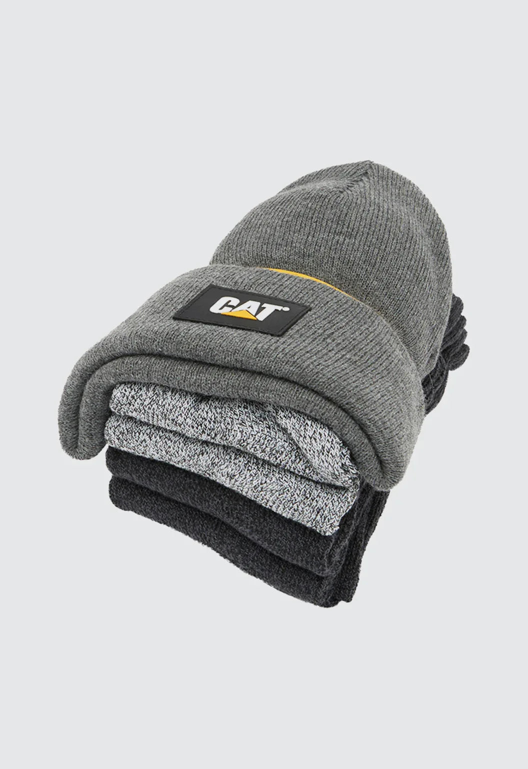 CAT Workwear Logo Knit Cap/ 5-Sock Bundle (1490049)