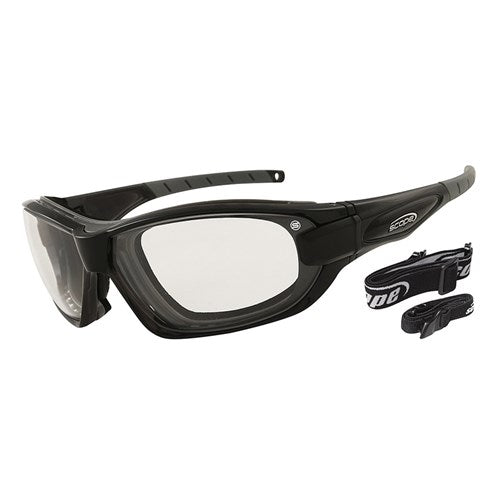 Pro Choice Genisys Plus Black Frame Titanium AF/AS Clear Lens-(151C-G)