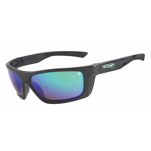Pro Choice Flash Jet Black Gloss Frame Jade Mirror Lens-(160JM)