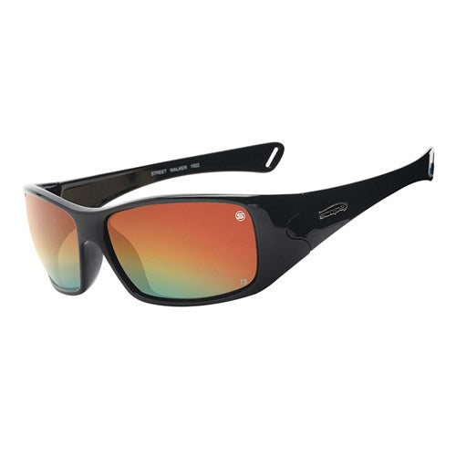 Pro Choice Street Walker Black Gloss Frame Red Mirror Lens-(301RM)