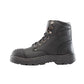 Steel Blue Argyle Lace Up Safety Boot with Zip and Scuff Cap (312652)