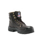 Steel Blue Argyle Lace-Up Safety Boot with Bump Cap (332102)