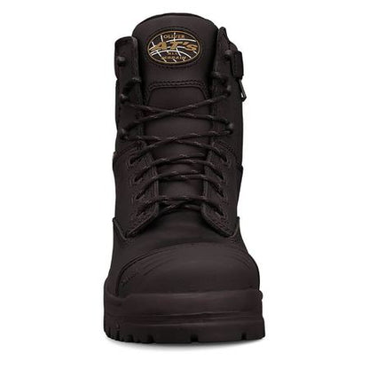 Oliver 150Mm Black Zip Sided Boot (45645Z)