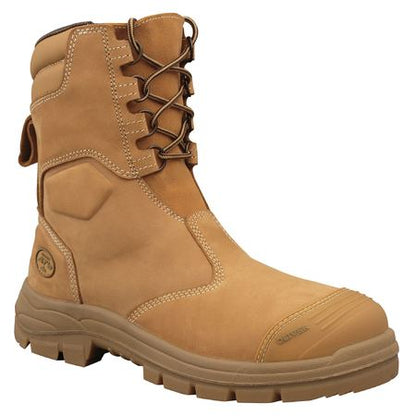 Oliver 200Mm Hi-leg Wheat Zip Sided Boot (55385)