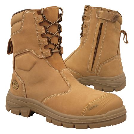 Oliver 200Mm Hi-leg Wheat Zip Sided Boot (55385)