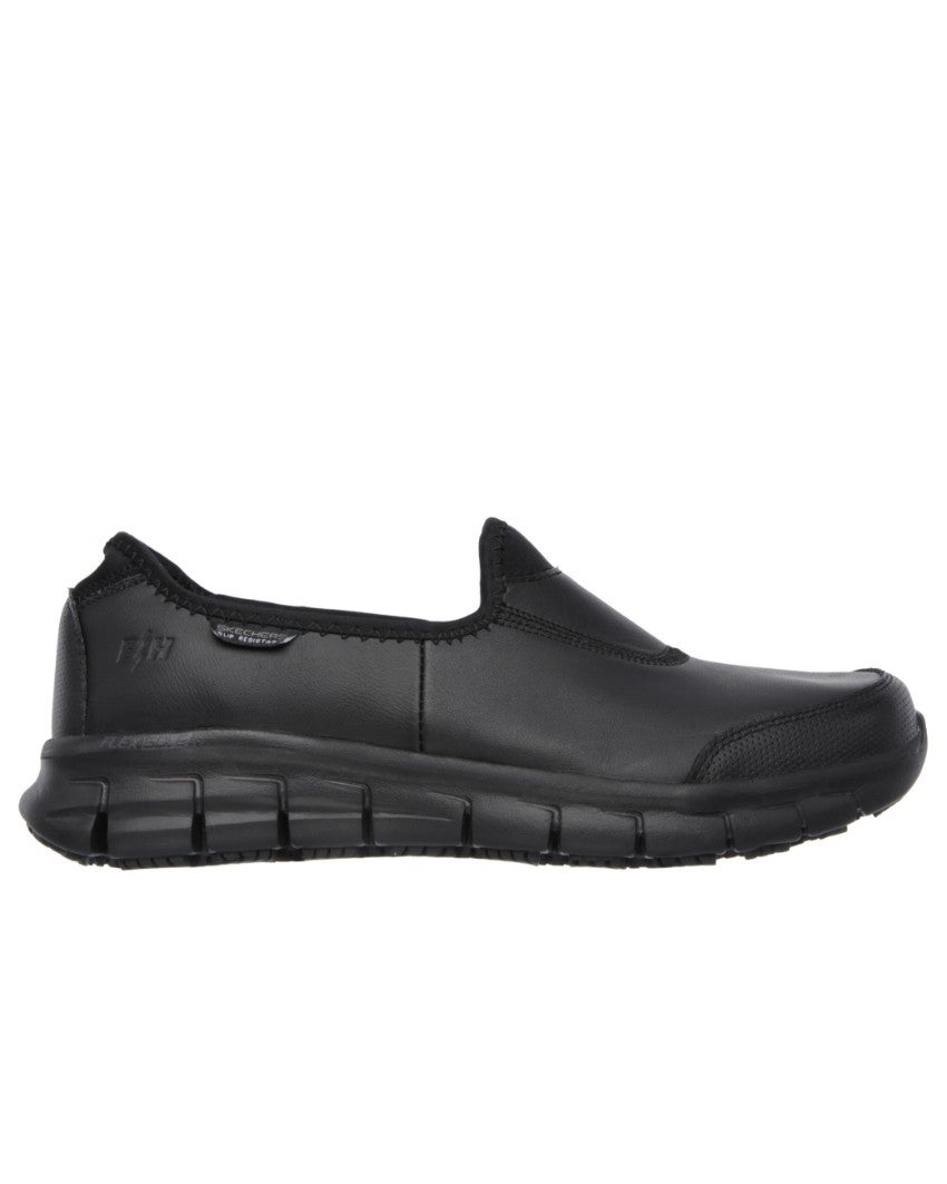 Skechers Womens Work Relaxed Fit Sure Track Shoe (76536)