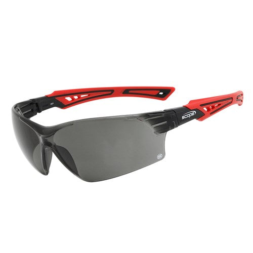 Pro Choice Bionix Red/Black Temple Titanium AF/AS Smoke Lens-(860RS)