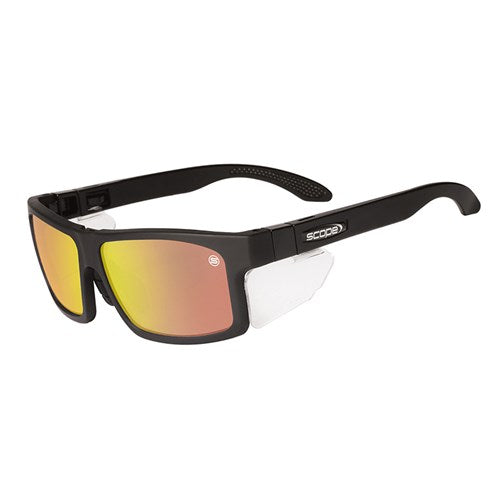 Pro Choice Cross Fit Frozen Blk Frame Red Mirror Lens/Inc X-Fit Temples-(900RM)