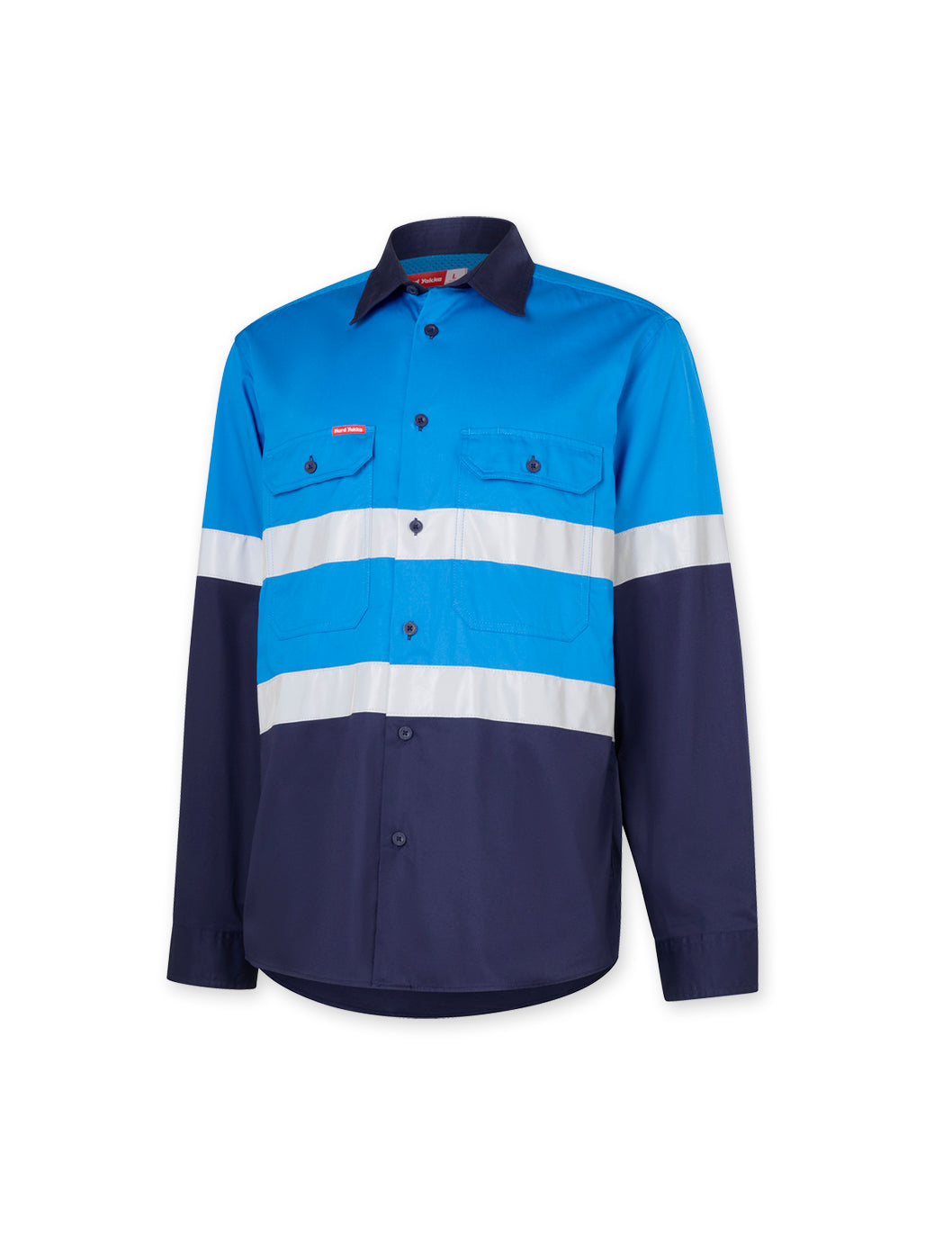 Hard Yakka Core Long Sleeve Lightweight Spliced Taped Vented Drill Shirt (Y07910)