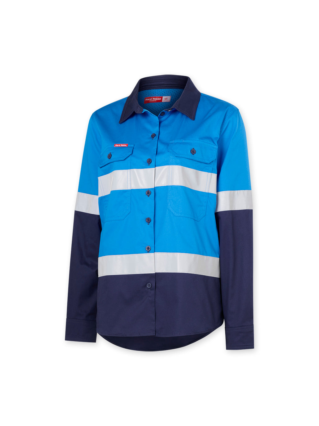 Hard Yakka Women’s Core Long Sleeve Lightweight Spliced Taped Vented Drill Shirt (Y08806)