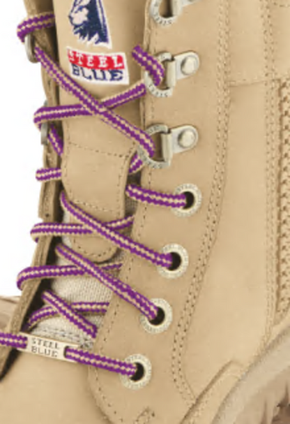 Steel Blue PK 10 Ladies Laces Retail