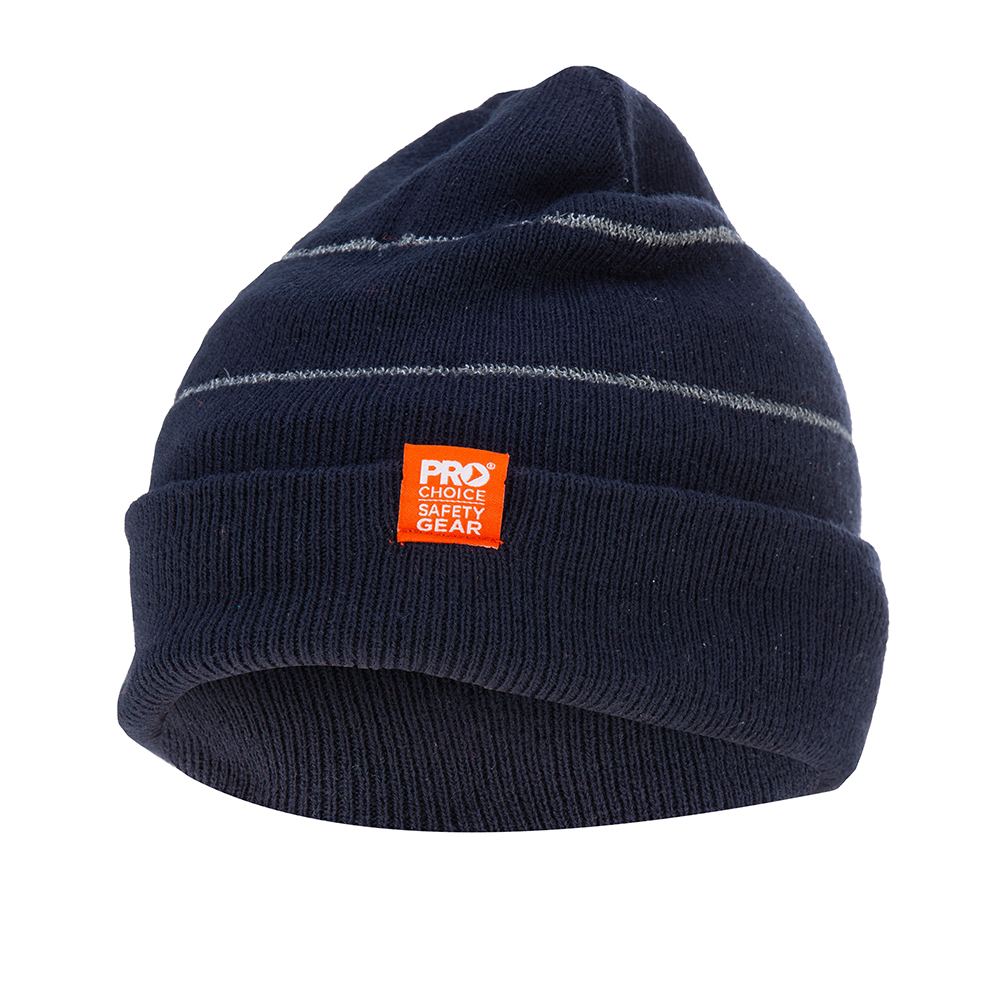Pro Choice Beanie With Retro-Reflective Stripes- (BRR)