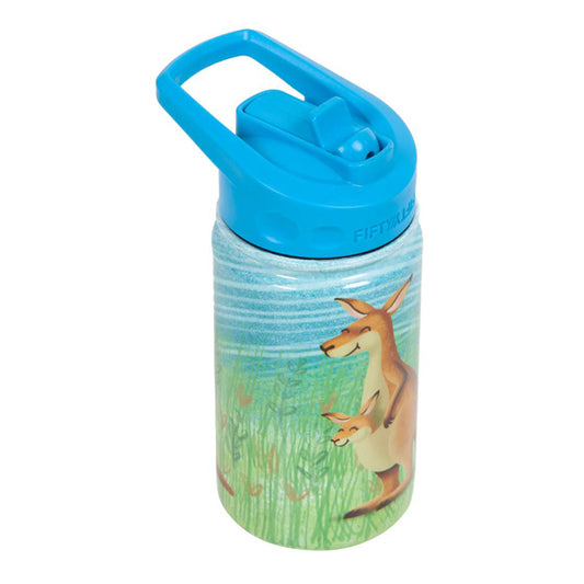 Fiftyfifty Kids Bottle With Straw Cap Lid 354Ml (FDW180)