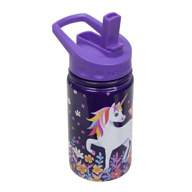 Fiftyfifty Kids Bottle With Straw Cap Lid 354Ml (FDW180)