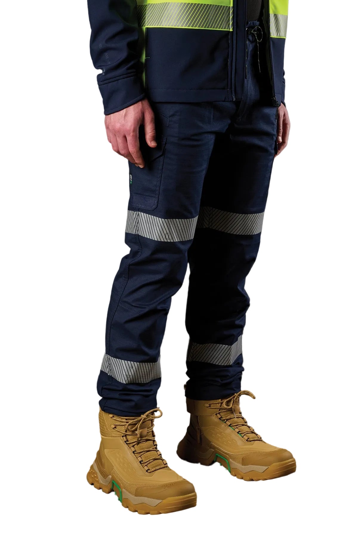 FXD Workwear Reflective Elastic Waist Stretch Ripstop Work Pant (WP12T)