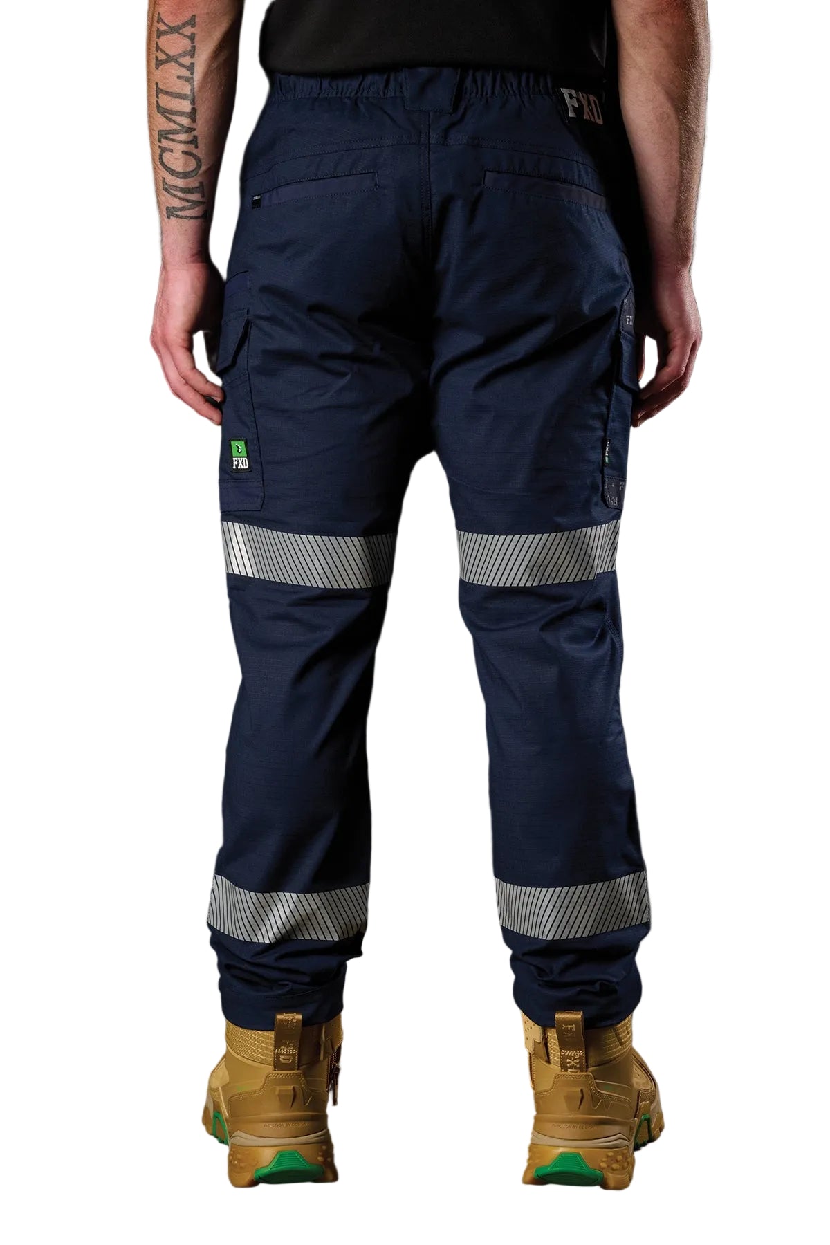 FXD Workwear Reflective Elastic Waist Stretch Ripstop Work Pant (WP12T)