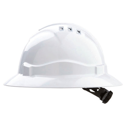 Pro ChoiceV6 Hard Hat Vented Full Brim Ratchet Harness-(HHV6FB)