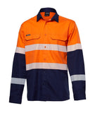 King Gee Workcool Pro Hi-Vis Two Tone Stretch Reflective Work Shirt (K54028)