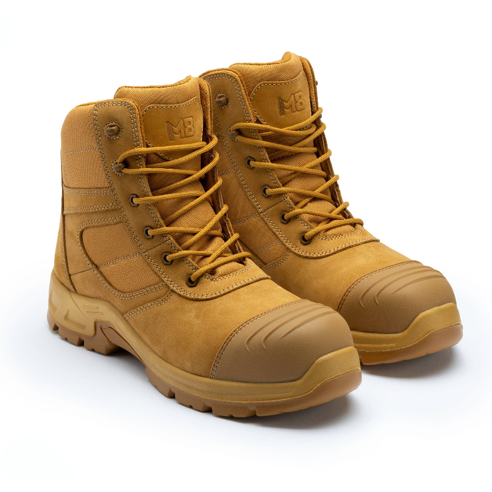 M8 Workwear High Zip Sided Boot 6 Cobber (M8SF001)