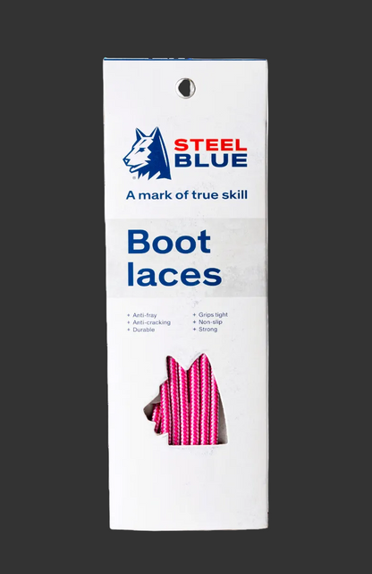 Steel Blue PK 10 Ladies Laces Retail