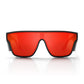 Safestyle Primes Matte Black Frame Reflectors Red Lens (PMBRT100)